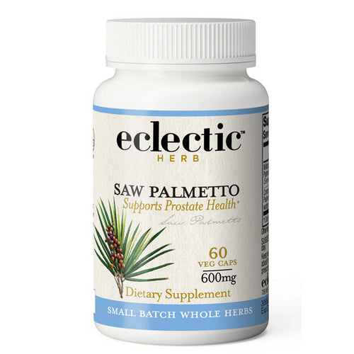 Eclectic Herb Saw Palmetto 600 mg, 60 capsules