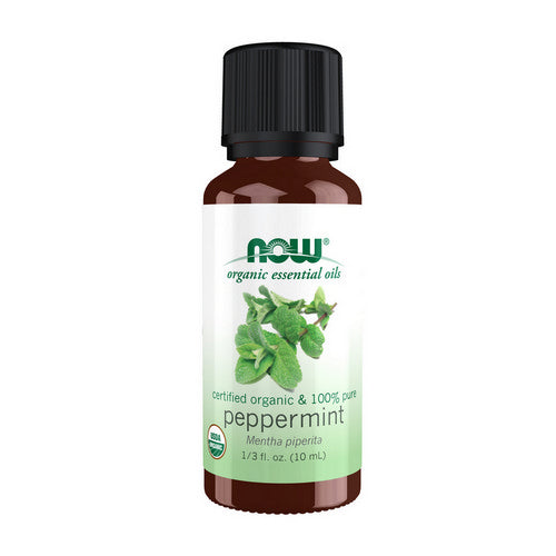 NOW Foods Organic Peppermint Essential Oil, 1 oz