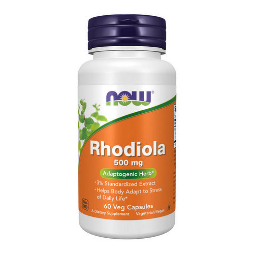 NOW Foods Rhodiola 500 mg, 60 veg capsules