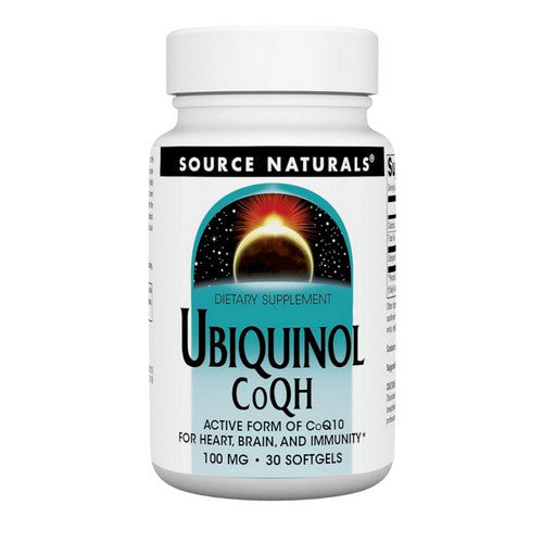 Source Naturals Ubiquinol Co QH 100mg, 30 softgels