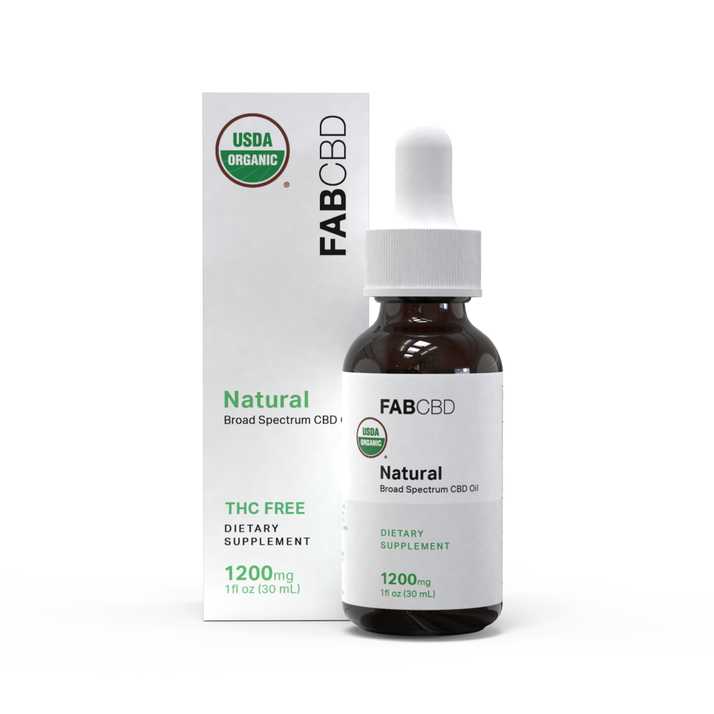 FAB CBD broad spectrum THC-free CBD oil