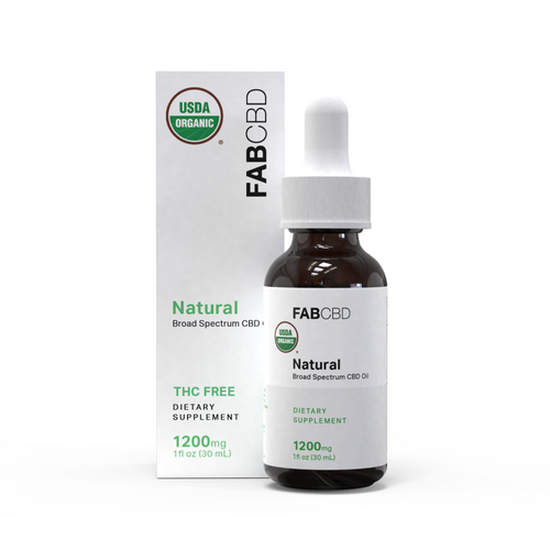 FAB CBD broad spectrum THC-free CBD oil