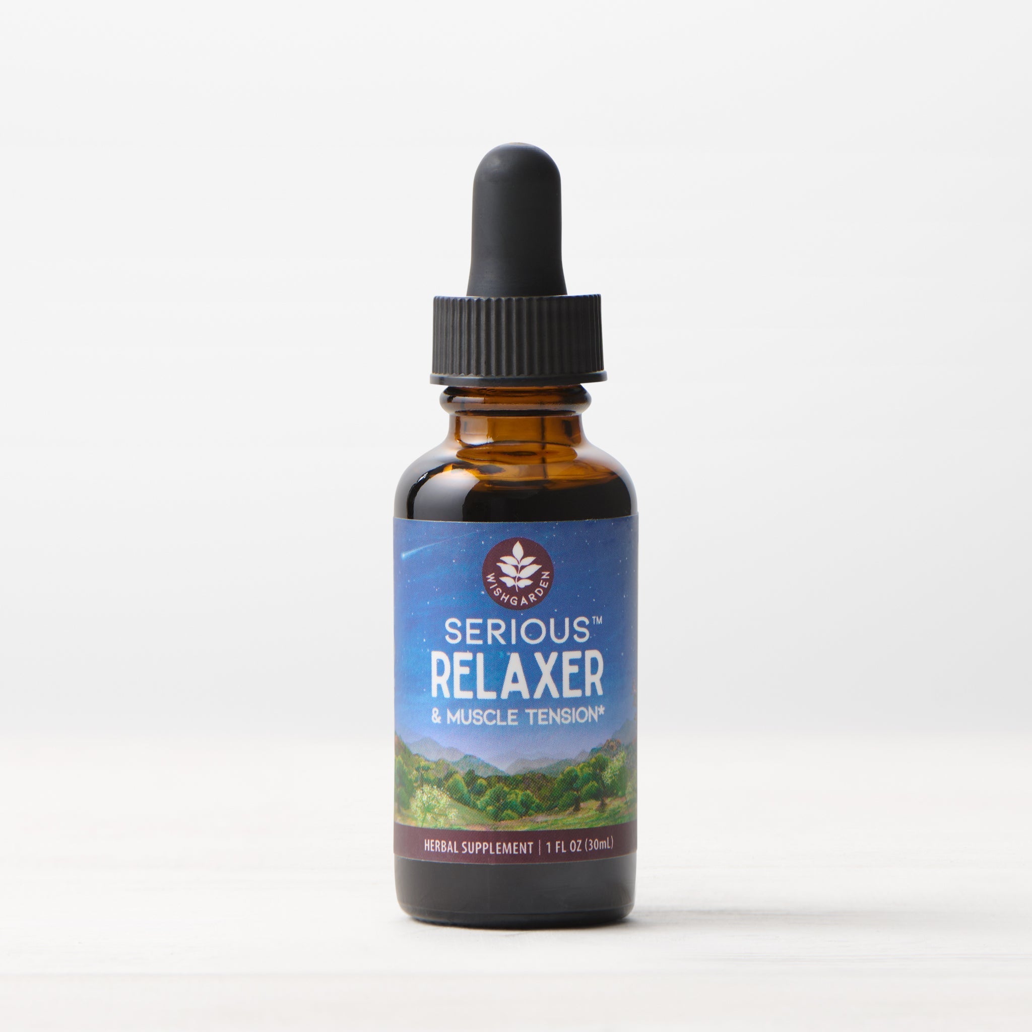 Serious Relaxer and Muscle Tension herbal tincture by WishGarden Herbs